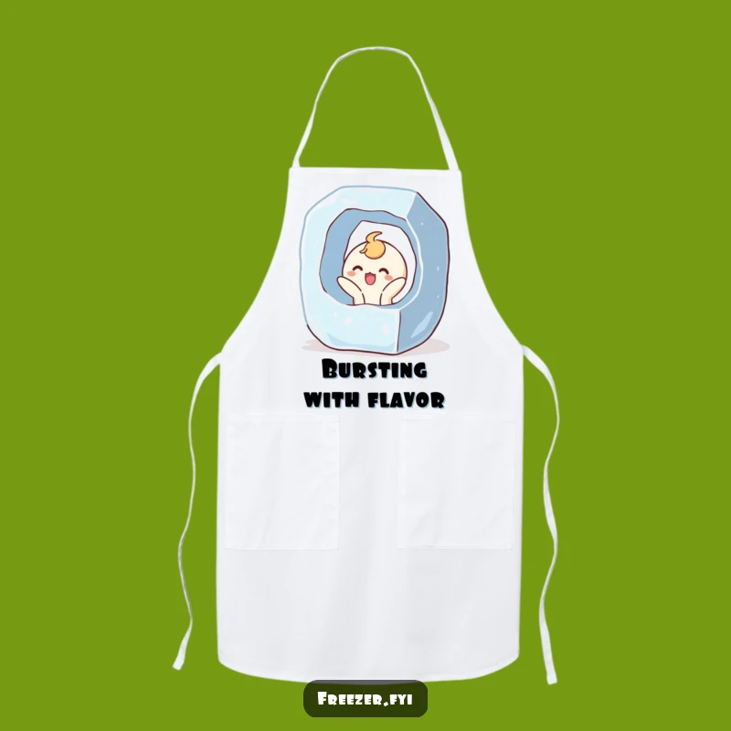 Funny Ice Cube Breakout Apron: Kitchen Surprise with Joyful Character, Chef Gift