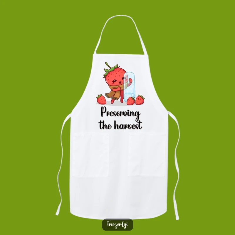 Funny Strawberry Jar Apron: Kitchen Winter Determination, Hilarious Cooking Gift