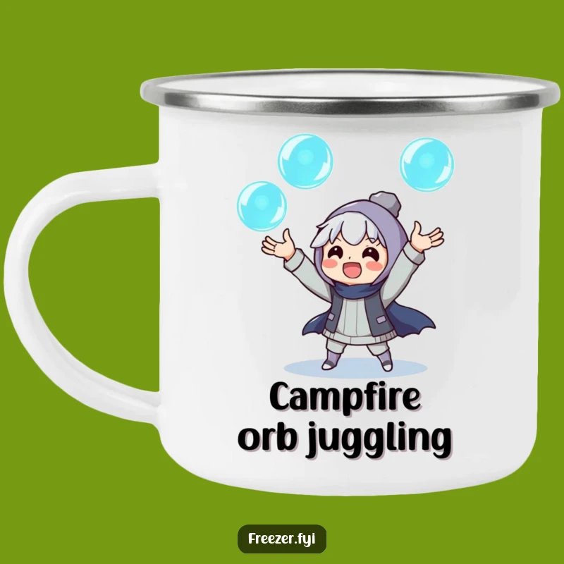 Funny Ice Juggler Camping Mug: Durable Character Mug, Dazzling Humorous Gift