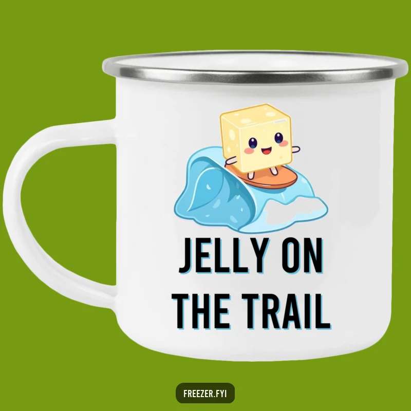 Funny Jelly Camping Mug: Ride the Waves with Wobbly Humor