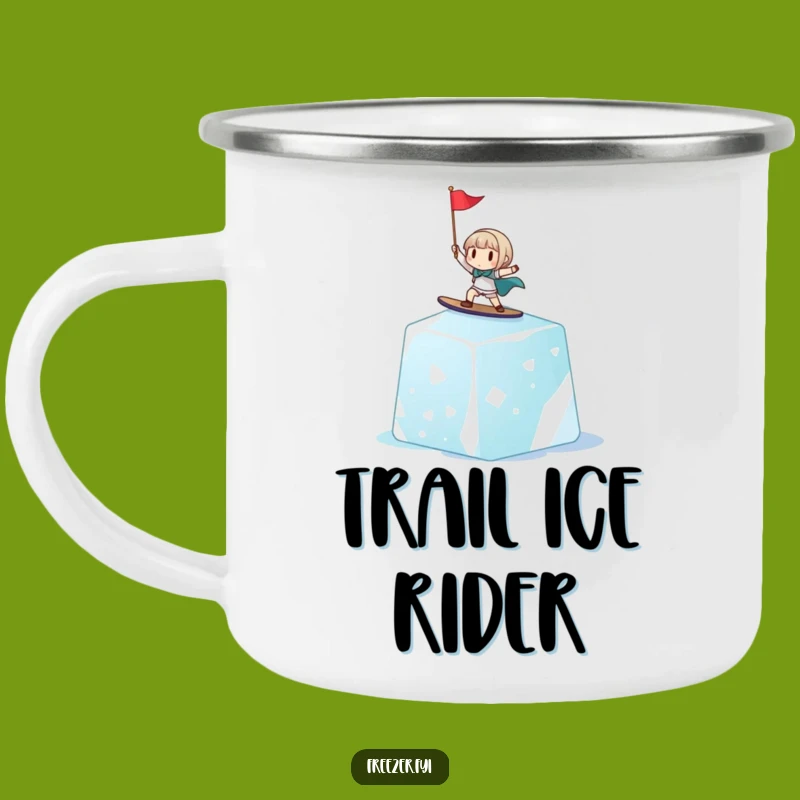 Funny Ice Cube Surfer Camping Mug: Durable Character Mug, Great Humorous Gift