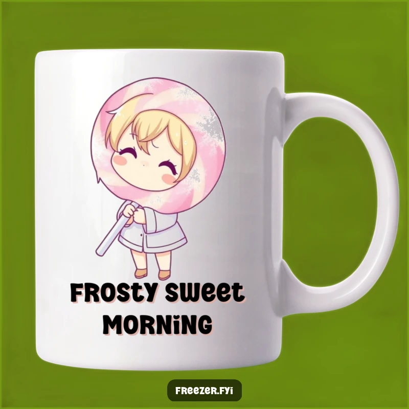 Funny Frosty Lollipop Character Mug - A Hilarious Treat for Sweet Lovers