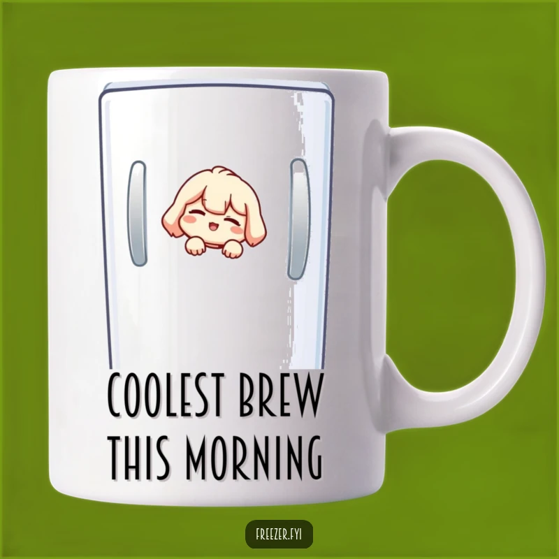 Funny Freezer Wink Mug: Secret Treat Lover Gift with Cheeky Character!