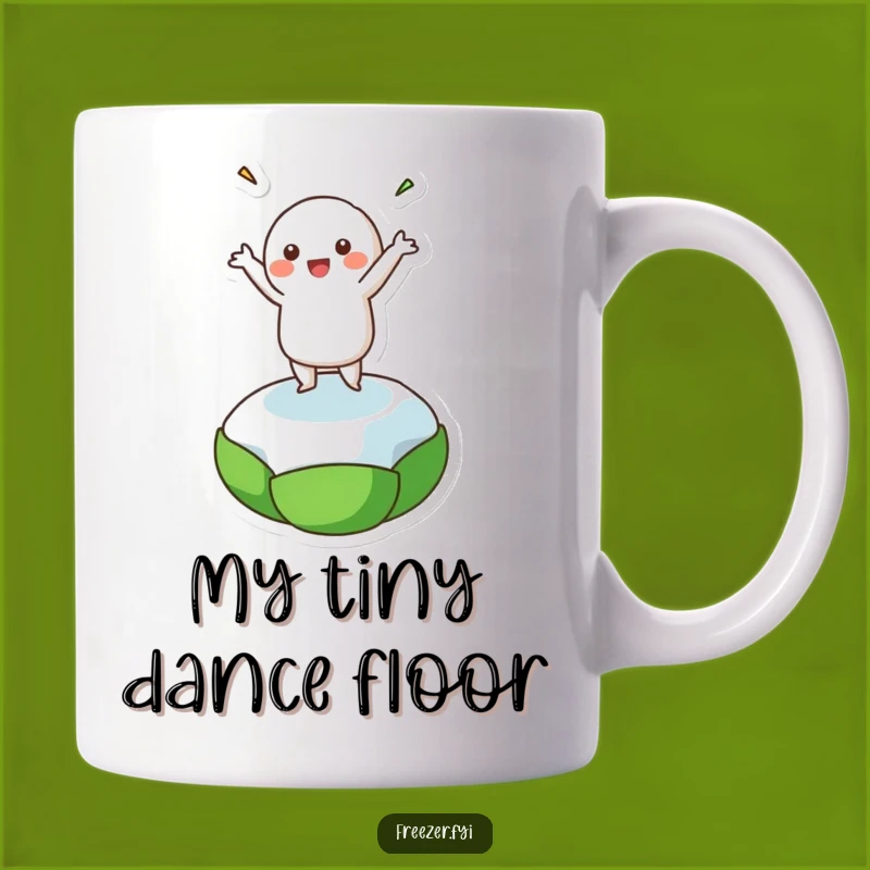 Funny Frozen Pea Dancer Mug: Hilarious Character Gift for Joyful Moments!