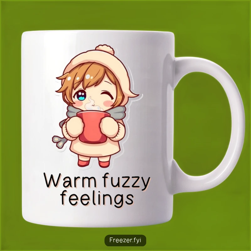 Funny Cozy Character Mug - Warm and Hilarious Comfort Gift for Winter