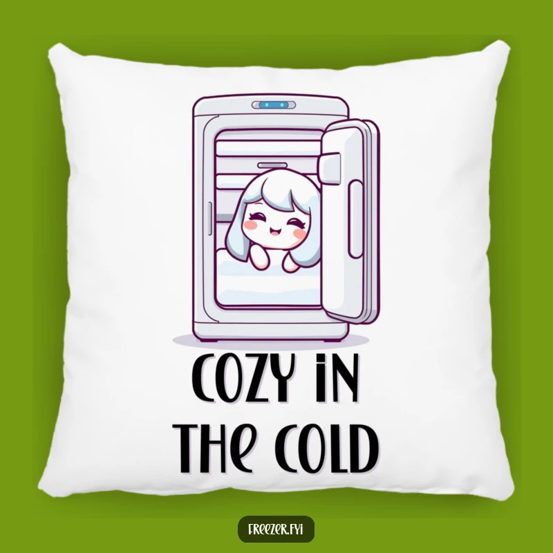 Funny Freezer Giggles Pillow: Cuddle Up with Cold Comfort!