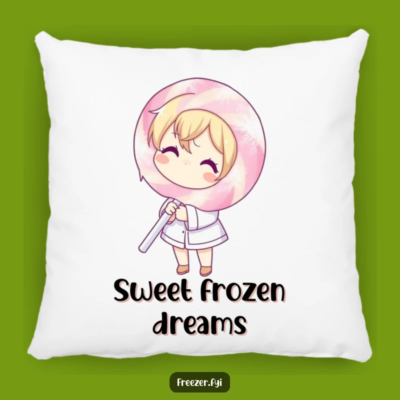 Funny Frosty Lollipop Character Pillow - Cozy Comfort with Hilarious Sweetness