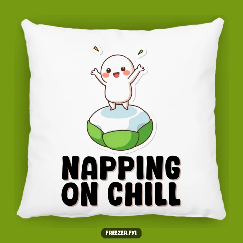 Funny Frozen Pea Dancer Pillow: Cozy Up with This Hilarious Character!