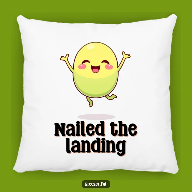 Funny Pea Pod Pillow: Cheerful Character Cushion for Cozy Giggles