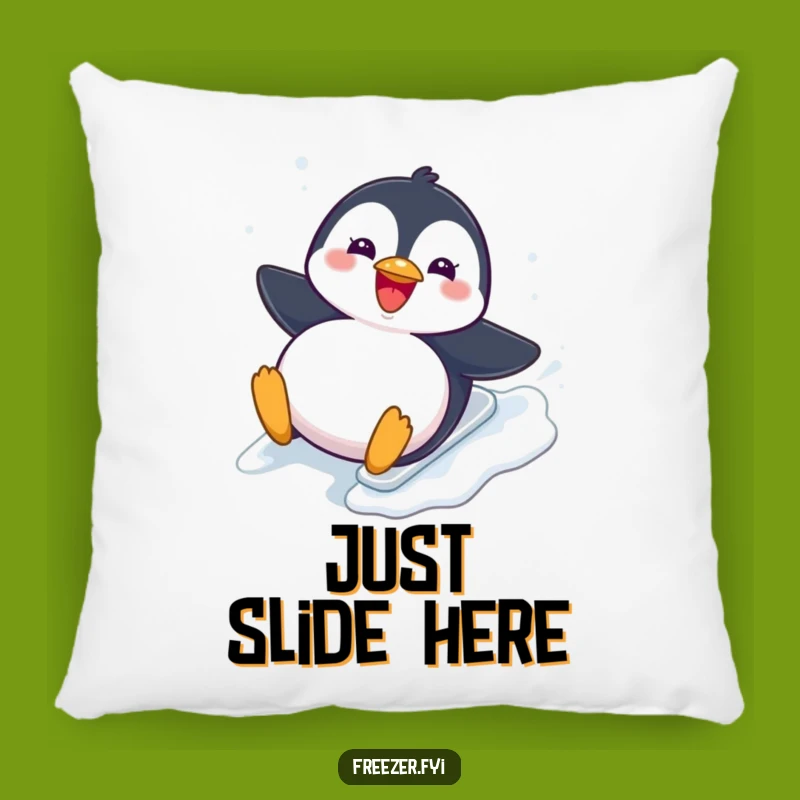 Funny Penguin Pillow: Soft Chubby Bird Cushion for Cozy Winter Comfort