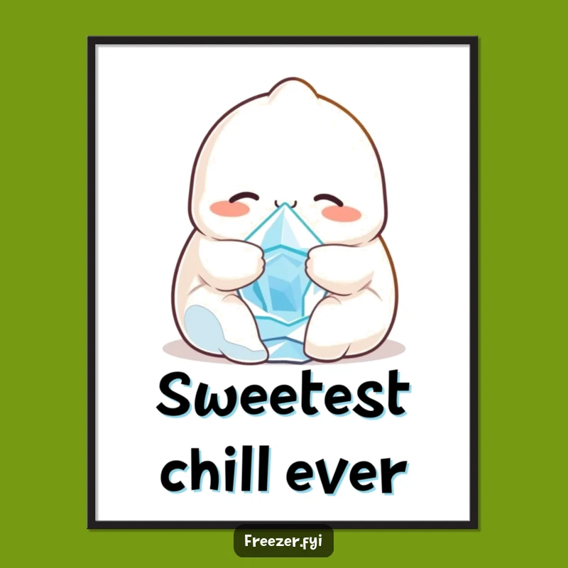 Funny Dumpling Hug Digital Art: Instant Cozy Wall Decor Download