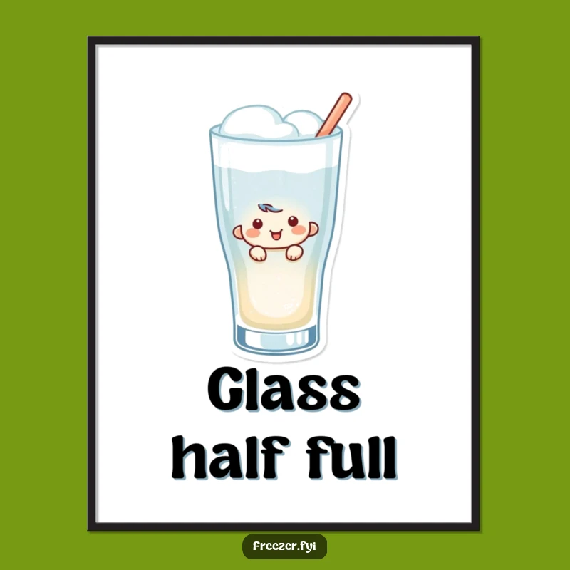 Funny Peeking Character Digital Art: Instant Whimsical Decor