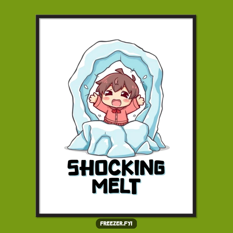 Funny Melting Sculpture Escape Digital Art - Hilarious Dramatic Decor