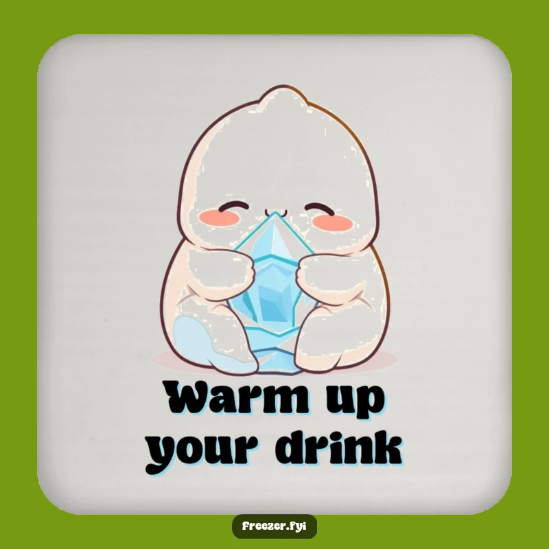 Funny Dumpling Hug Coaster: Protect Surfaces with Cozy Humor