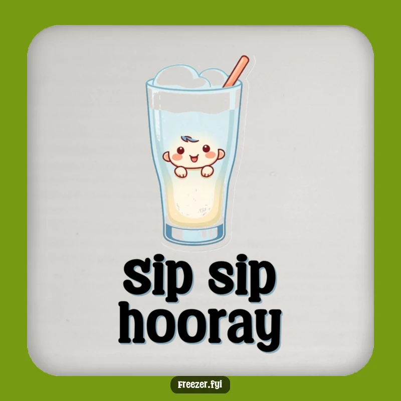 Funny Peeking Character Drink Coaster: Protect Surfaces with Playful Charm