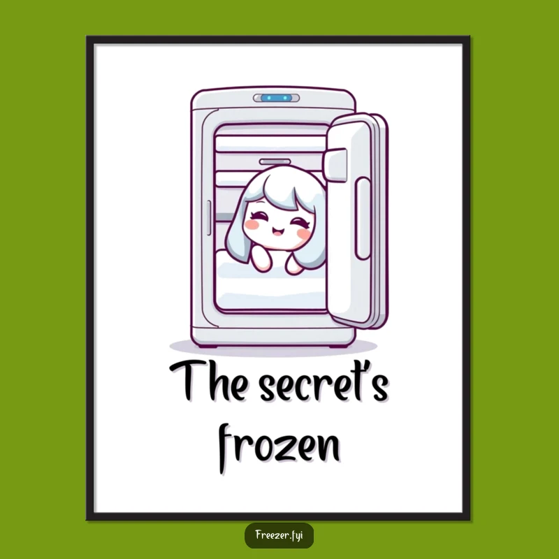 Funny Freezer Giggles Poster: Bring Playful Vibes Home!
