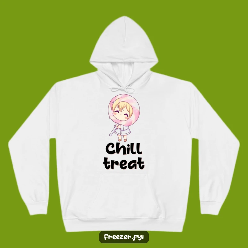 Funny Frosty Lollipop Character Hoodie - Cozy and Hilarious Winter Warmth Gift