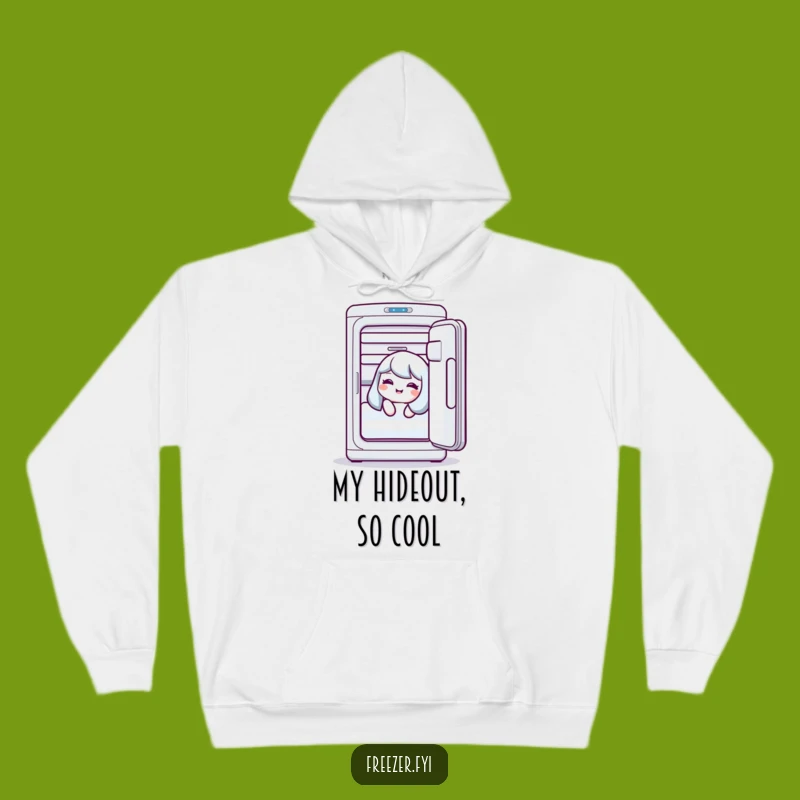 Cozy Funny Freezer Giggles Hoodie: Warmth with a Chilly Joke!