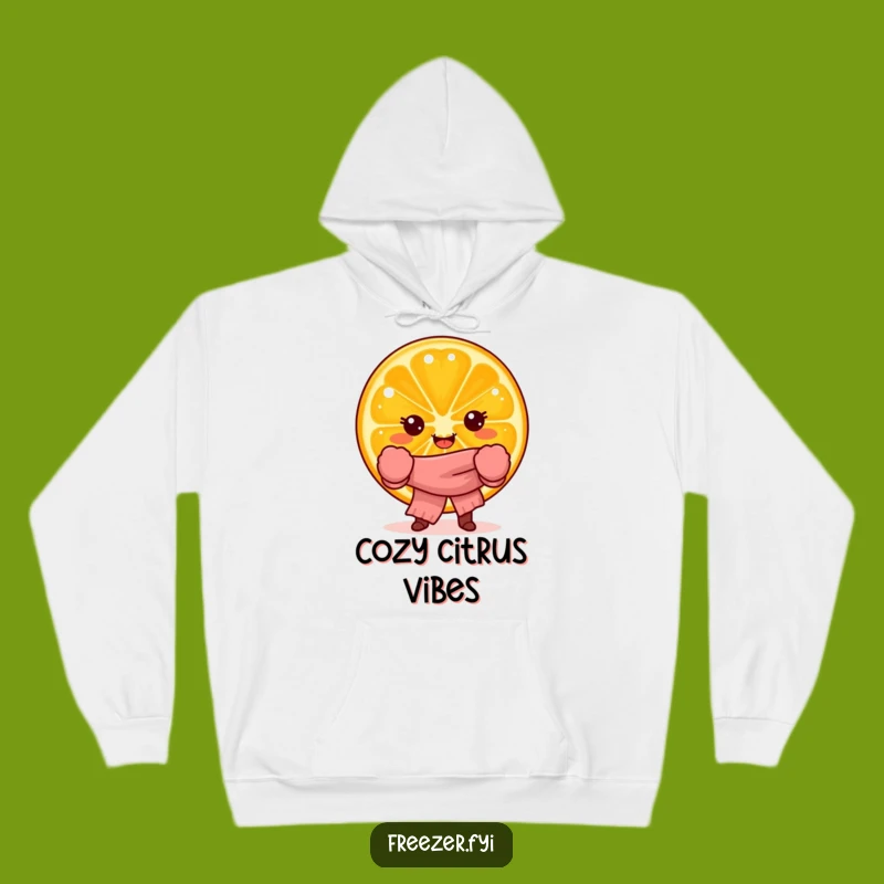 Cozy Funny Orange Slice Hoodie: Your Warm Hug of Citrus