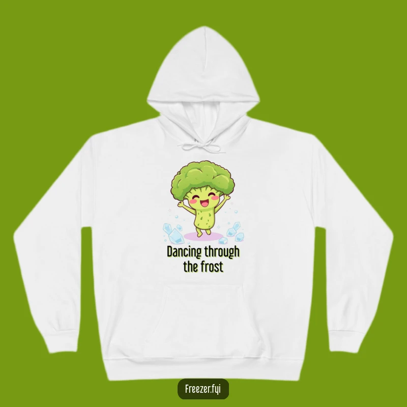 Cozy Funny Broccoli Dance Hoodie: Stay Warm While You Groove