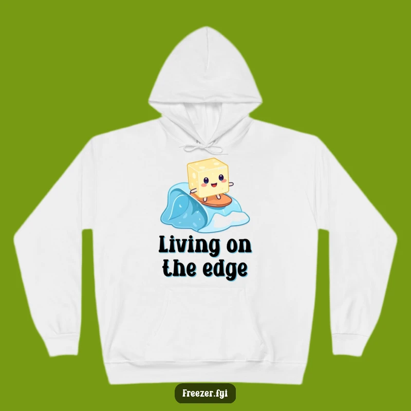 Funny Jelly Hoodie: Cozy Wave Riding with Wobbly Humor