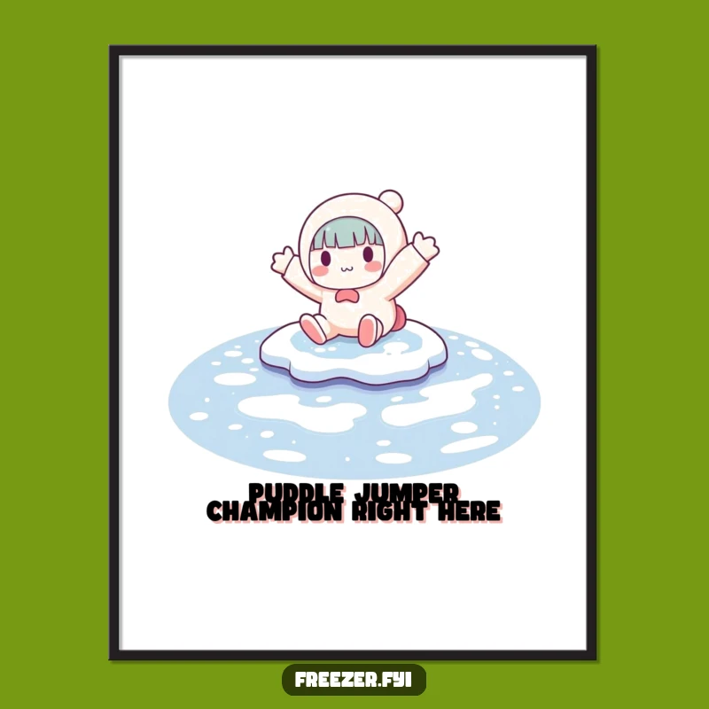 Free Printable Wall Art: Hilarious Sliding Character, Funny Downloadable Decor