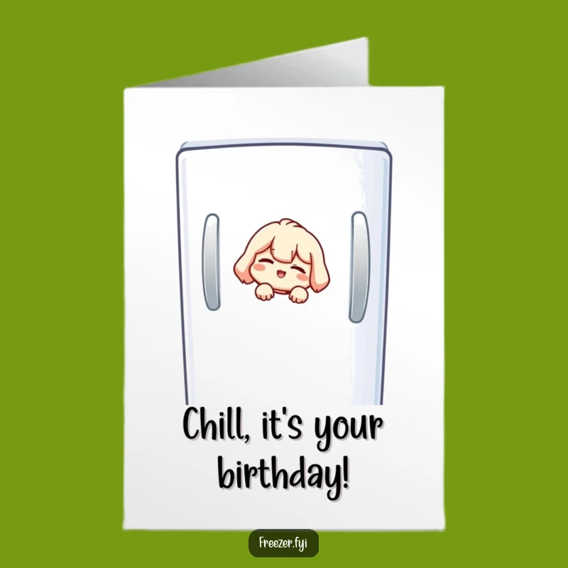 Free Printable Birthday Card: Freezer Secret Wink Downloadable, DIY Gift