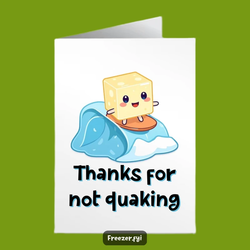 Free Printable Thank You Card: Jelly Thanks Hilarious Downloadable Greeting