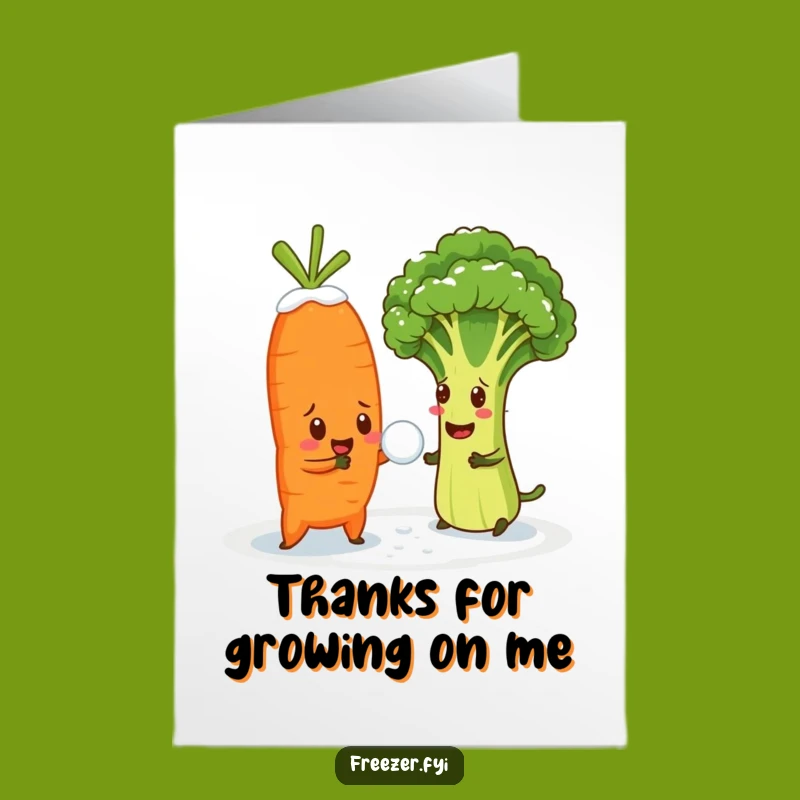 Free Printable Thank You Card: Carrot Thanks Hilarious Downloadable Greeting