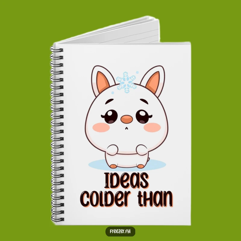 Funny Snowflake Surprise Notebook: Jot Down Ideas with Winter's Whimsy!