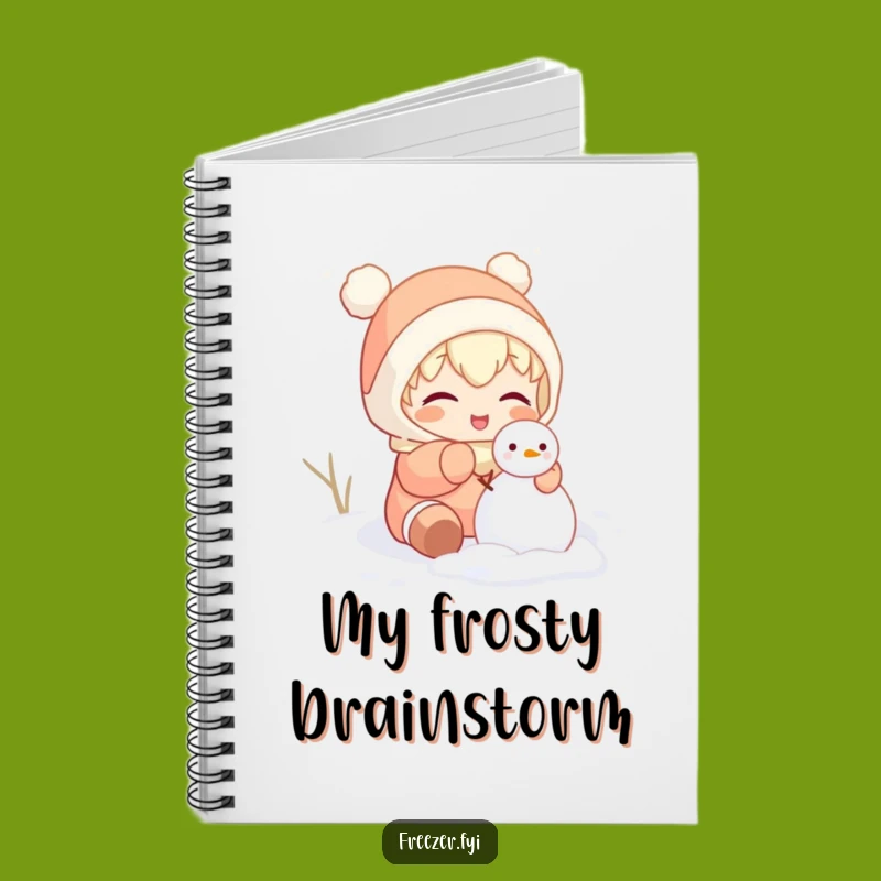 Funny Snowman Ideas Notebook: Character Jotting Indoor Snowman Plans