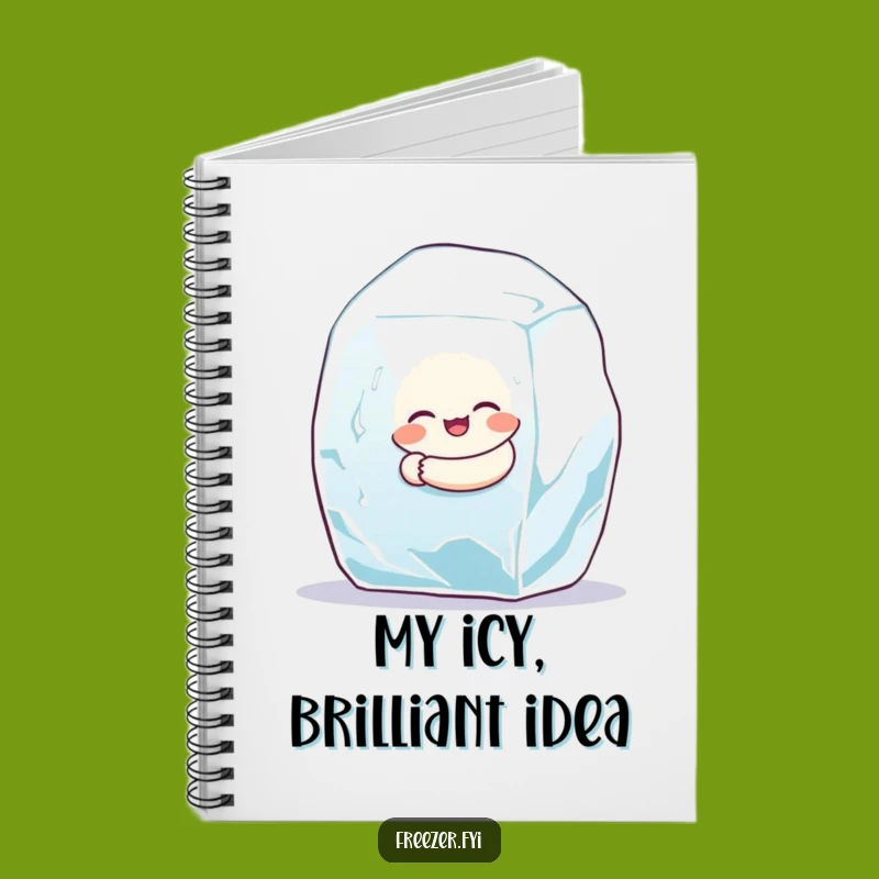 Funny Ice Hug Notebook: Jot Down Cool Thoughts!