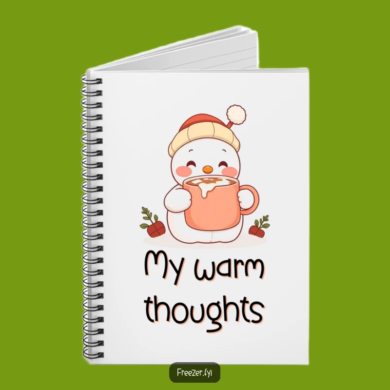 Funny Snowman Notebook - Jot Down Cozy Ideas