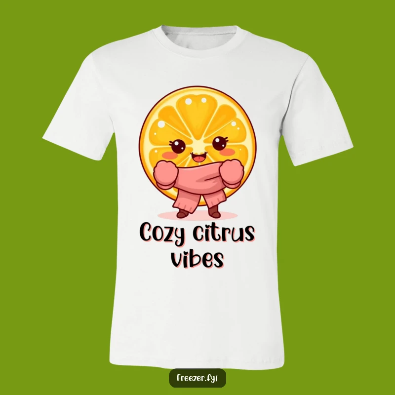 Funny Orange Slice T-Shirt: Wear Your Cozy Citrus Style
