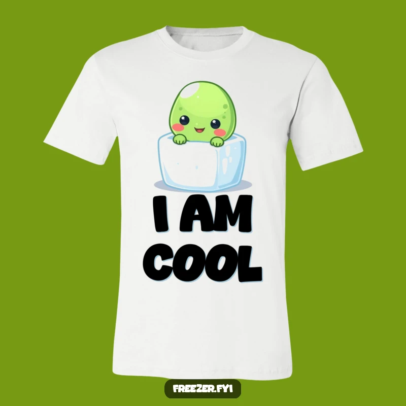 Funny Frozen Pea Ice Cube T-Shirt: Chill Out in Style