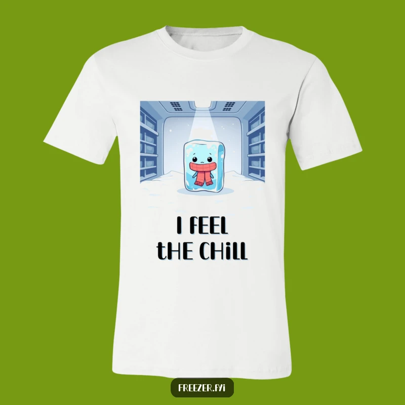 Funny Shivering Ice Cube T-Shirt: Hilarious Wearable Cold Humor Gift
