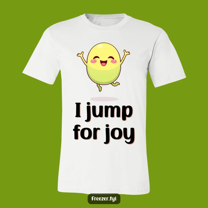 Funny Pea Pod Dance T-Shirt: Cheerful Character Tee for Laugh Lovers