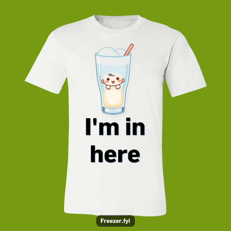 Funny Peeking Character T-Shirt: Wear Your Playful Side