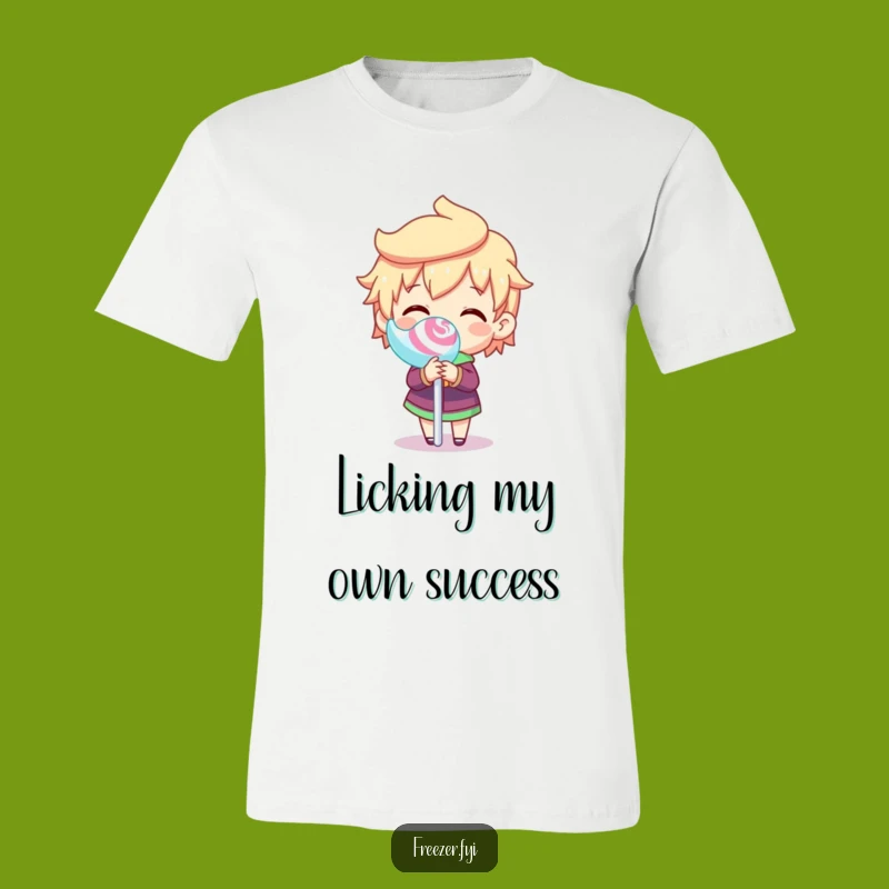 Funny Frozen Lollipop Spin T-Shirt: Hilarious Character's Sweet Fun Tee Gift