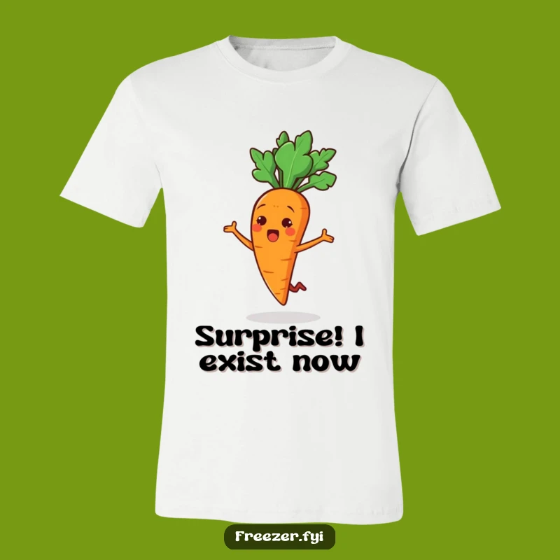 Funny Carrot Jump T-Shirt: Spring into Action with This Hilarious Tee