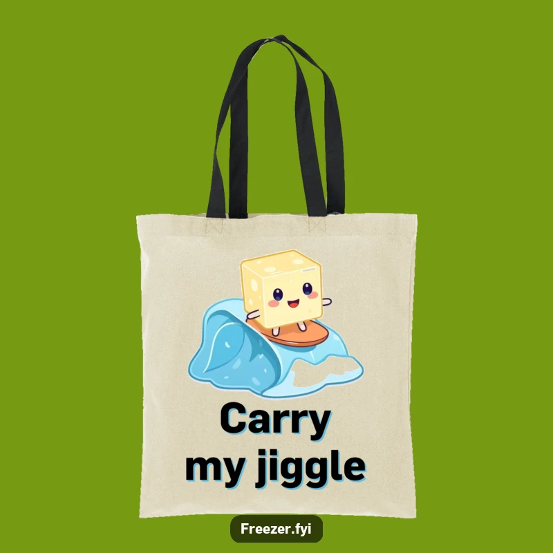 Funny Jelly Tote Bag: Carry Your Wobbly Surf Adventures