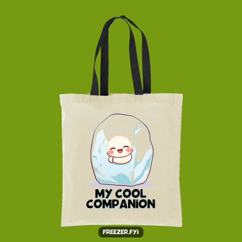 Funny Ice Hug Tote Bag: Carry Your Coolness Everywhere!